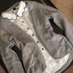 NWT Forever 21 Grey Open Shawl Cardigan